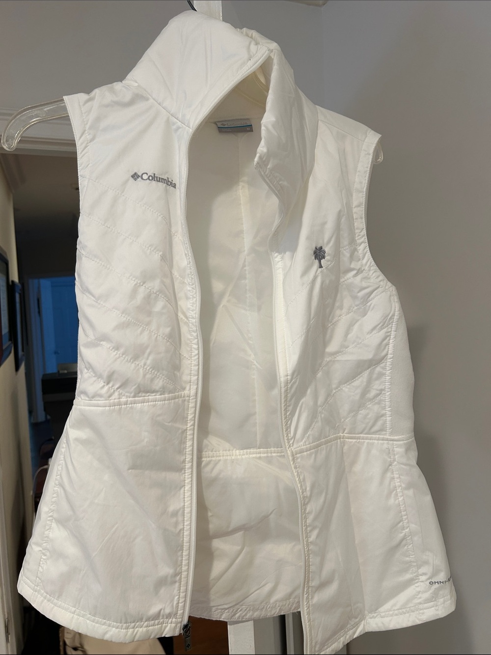 Columbia Women's White Quilted Insulated Vest